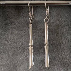 925 Bamboo Shape Earrings